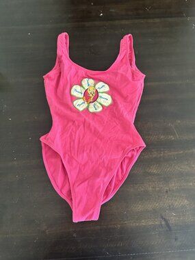 VTG  Loony Tunes Women’s One Piece Tweety Swimsuit Size 9/10